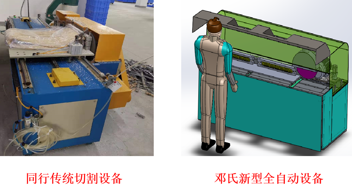 鄧氏簾式膜切割機與傳統設備對比